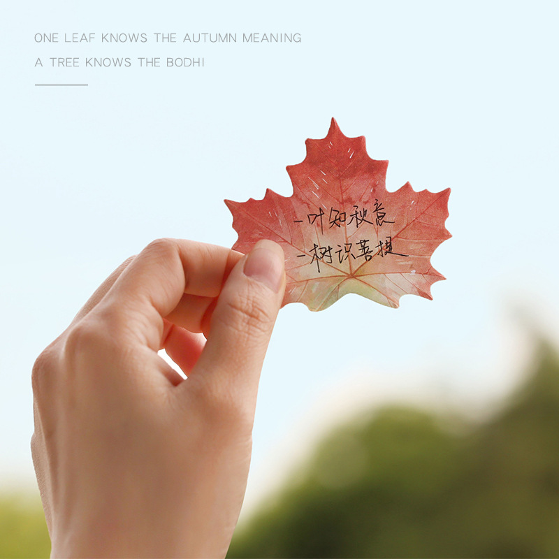 30 Pcs Leaf Sticky notes Plann - огляд і ціна Office Stationery Supply List