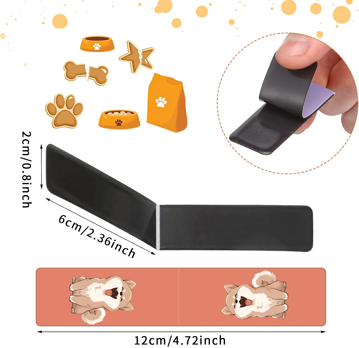 12 Pcs Cartoon Puppy Magnetic  - огляд і ціна Bookmark Magnetic Clip