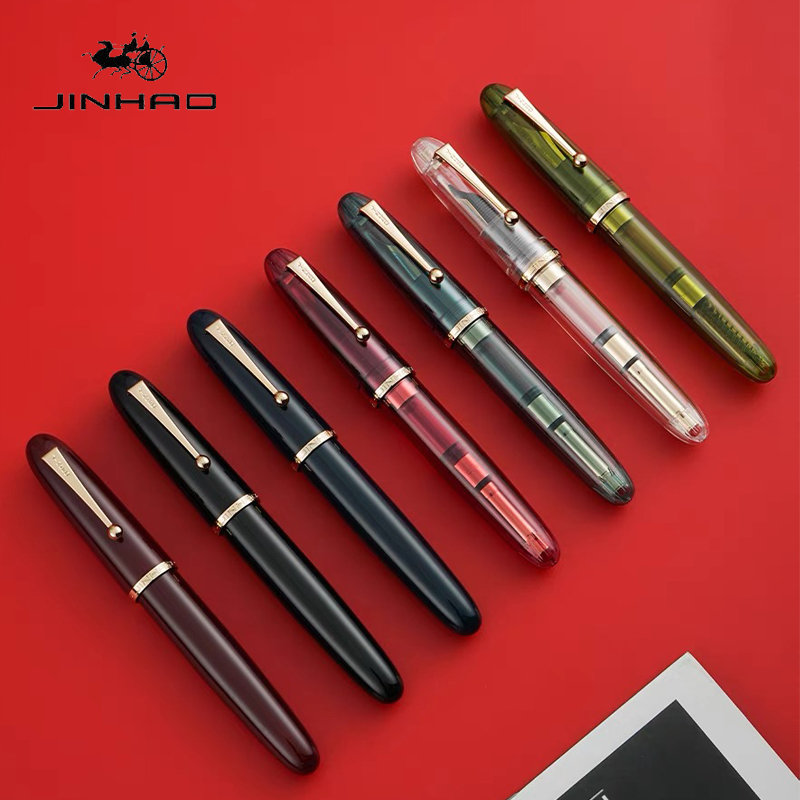 Jinhao 9019 Fountain Pen Trans - огляд і ціна Stationery Supply Business