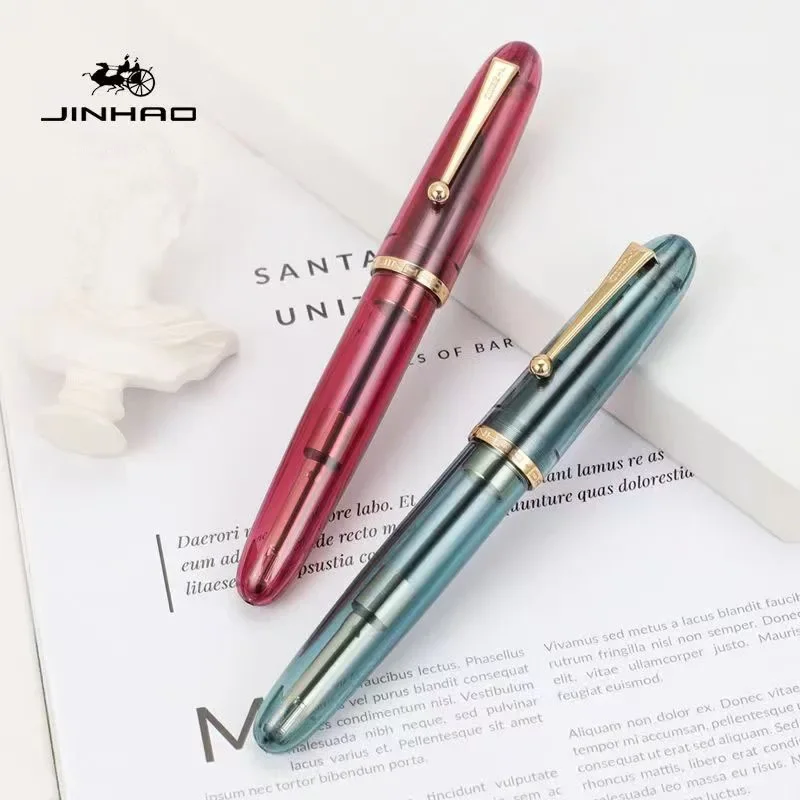Jinhao 9019 Fountain Pen Trans - огляд і ціна Stationery Supply Business