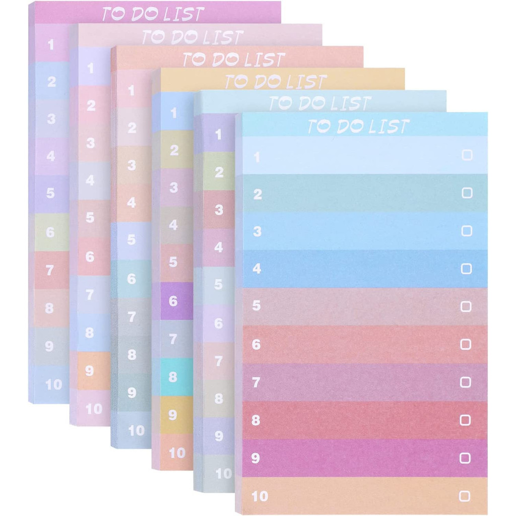 50 Pages Colorful Gradient Sti - огляд і ціна Office Stationery Supply List