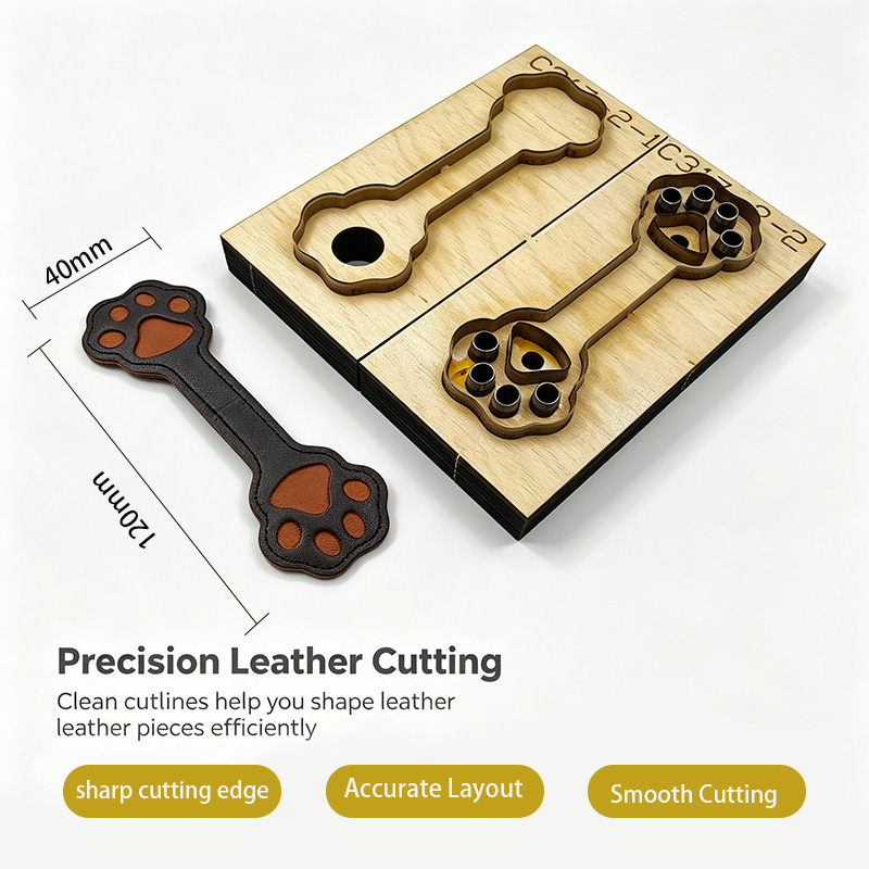 C317 Cat Claw Leather Cutting  - огляд і ціна Bookmark Magnetic Clip