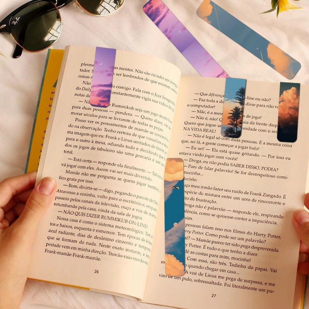 5 Pcs/Set Watercolor Design Ma - огляд і ціна Bookmark Magnetic Clip