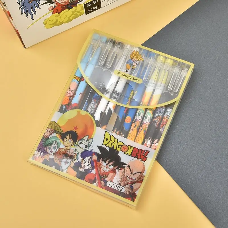 12PCS/Set Dragon Ball Gel Pen  - огляд і ціна Office Supply Office Stationery Items